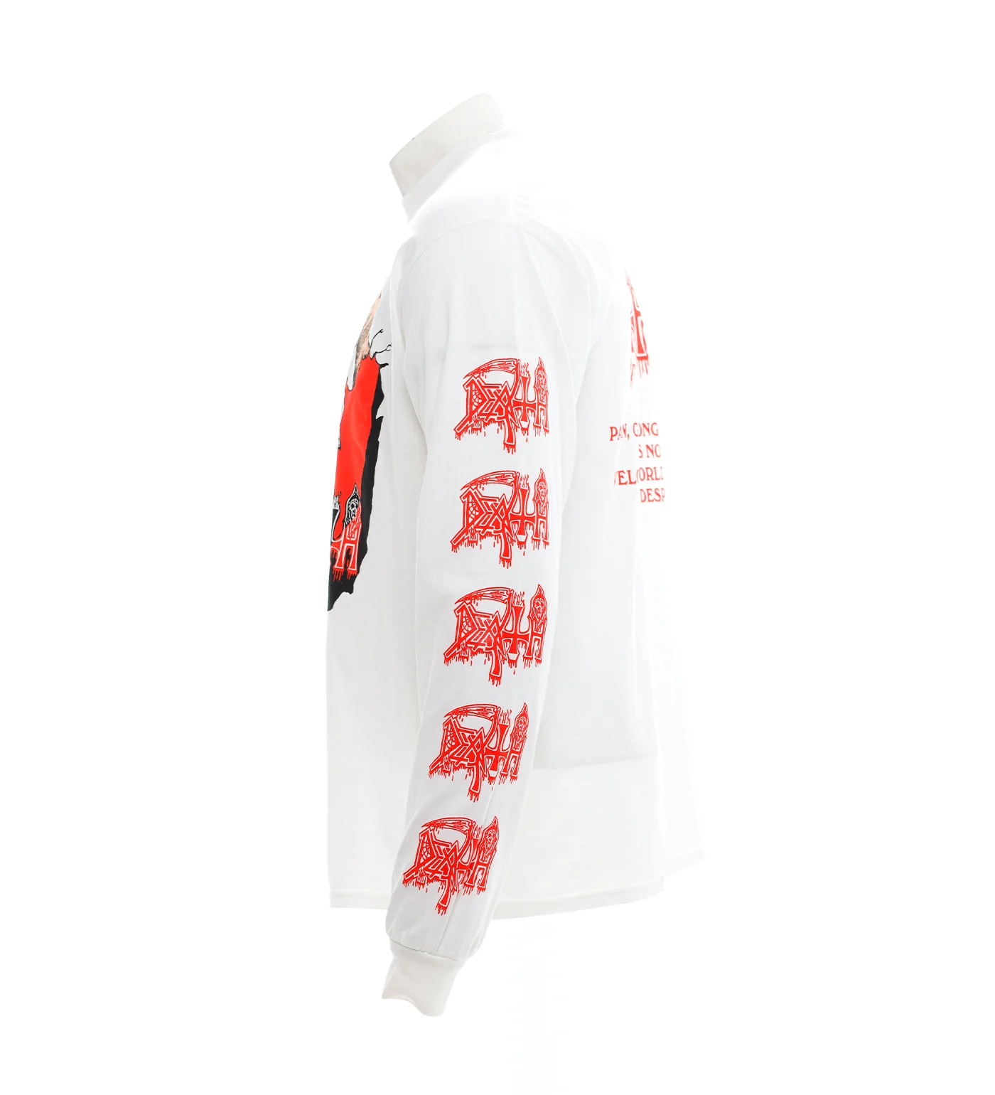Denial Of Life L/S, White - Image 2