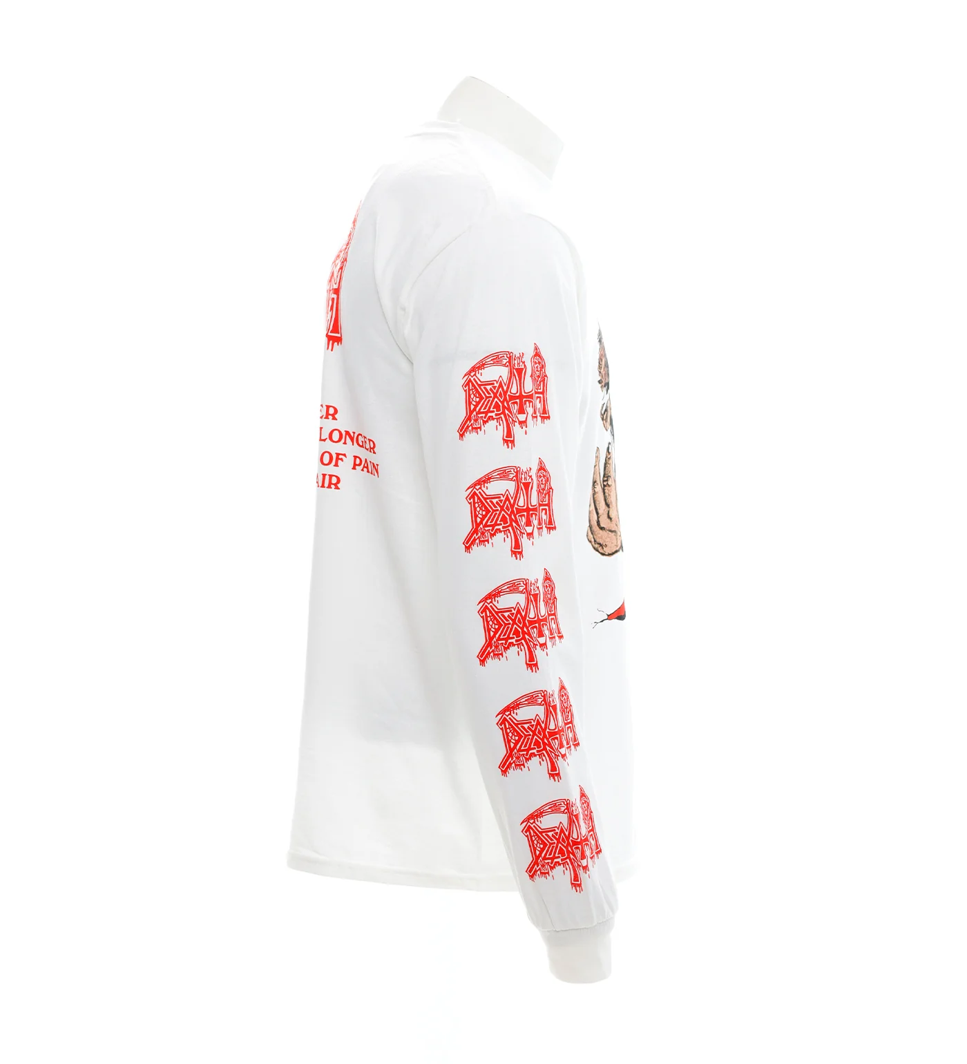 Denial Of Life L/S, White - Image 4