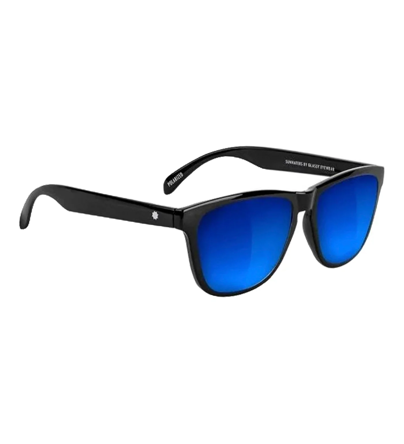Deric Polarized, Black/Blue Mirror