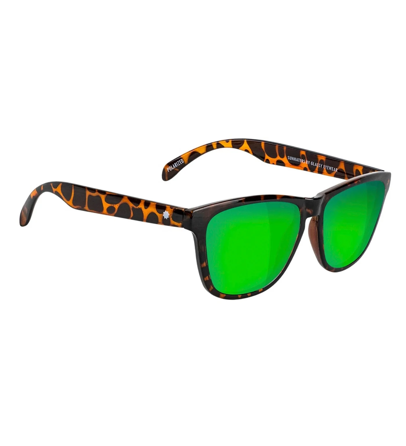 Deric Polarized, Tortoise/Green Mirror