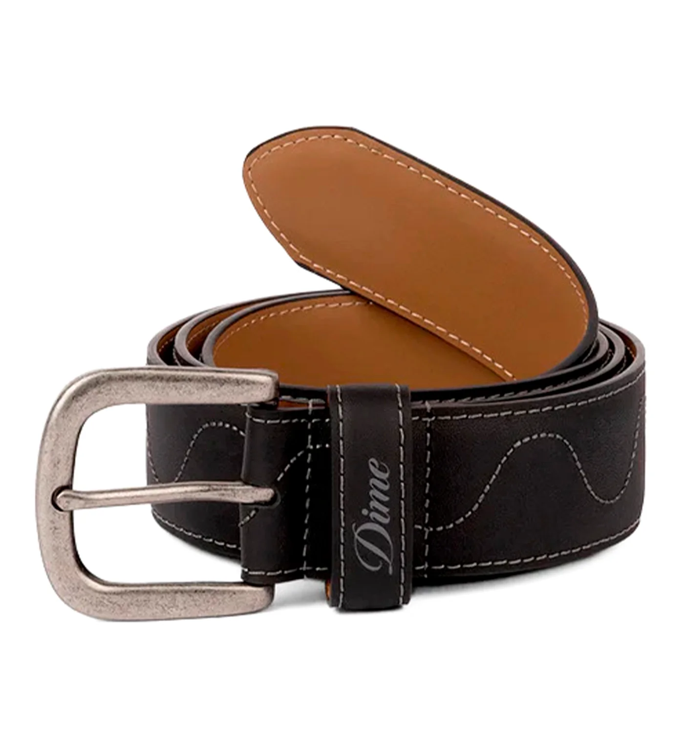 Desert Leather Belt, Black