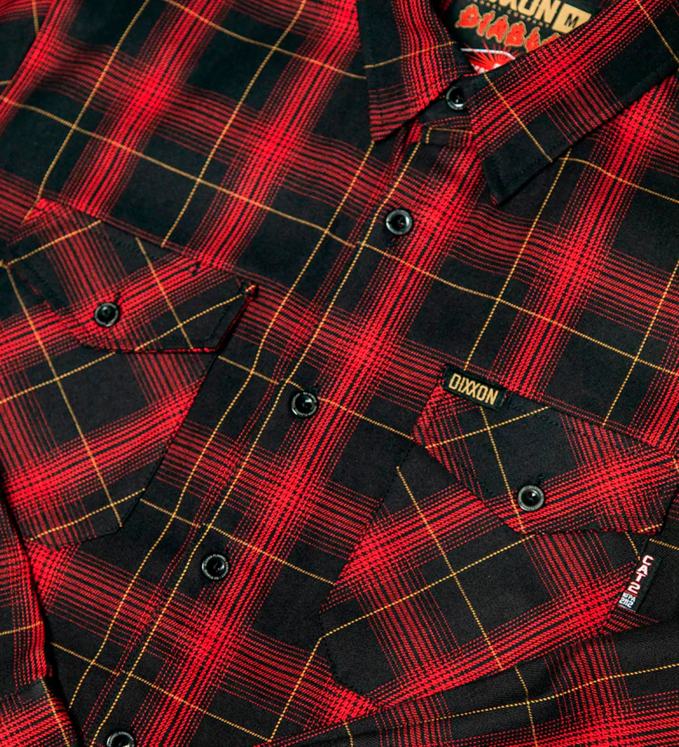 Diablo FR Flannel, Red/Black - Image 2