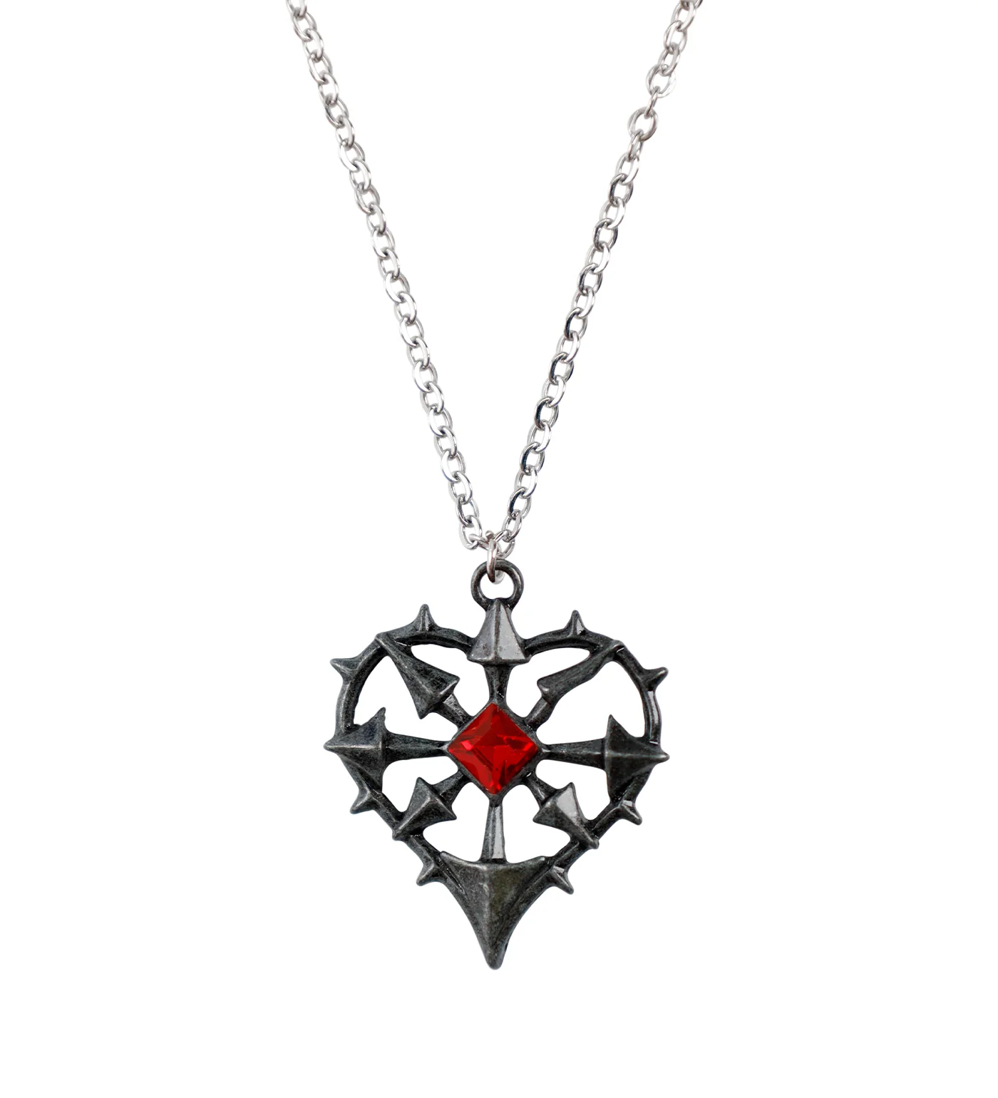 Diamond Heart,Silver/Red(2E)