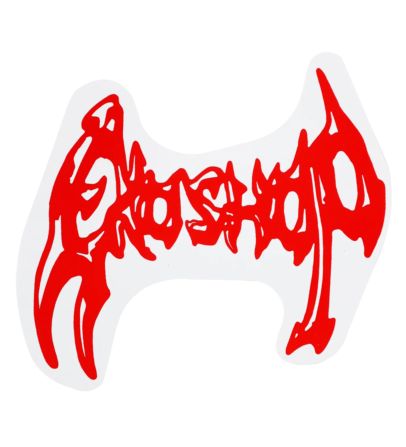 Dismay Cut Out Large, Red/White (I)