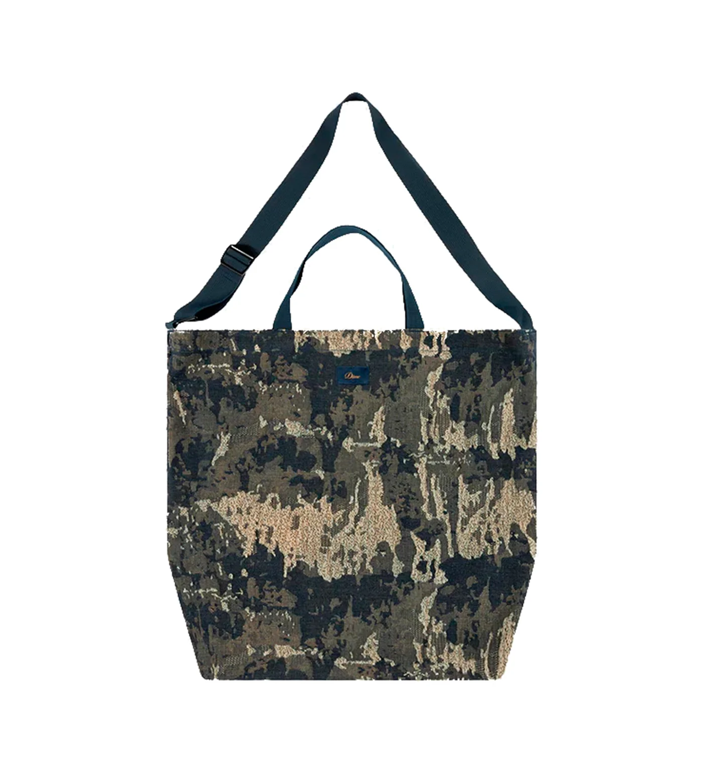 Distressed Mesenger Bag, Military Camo