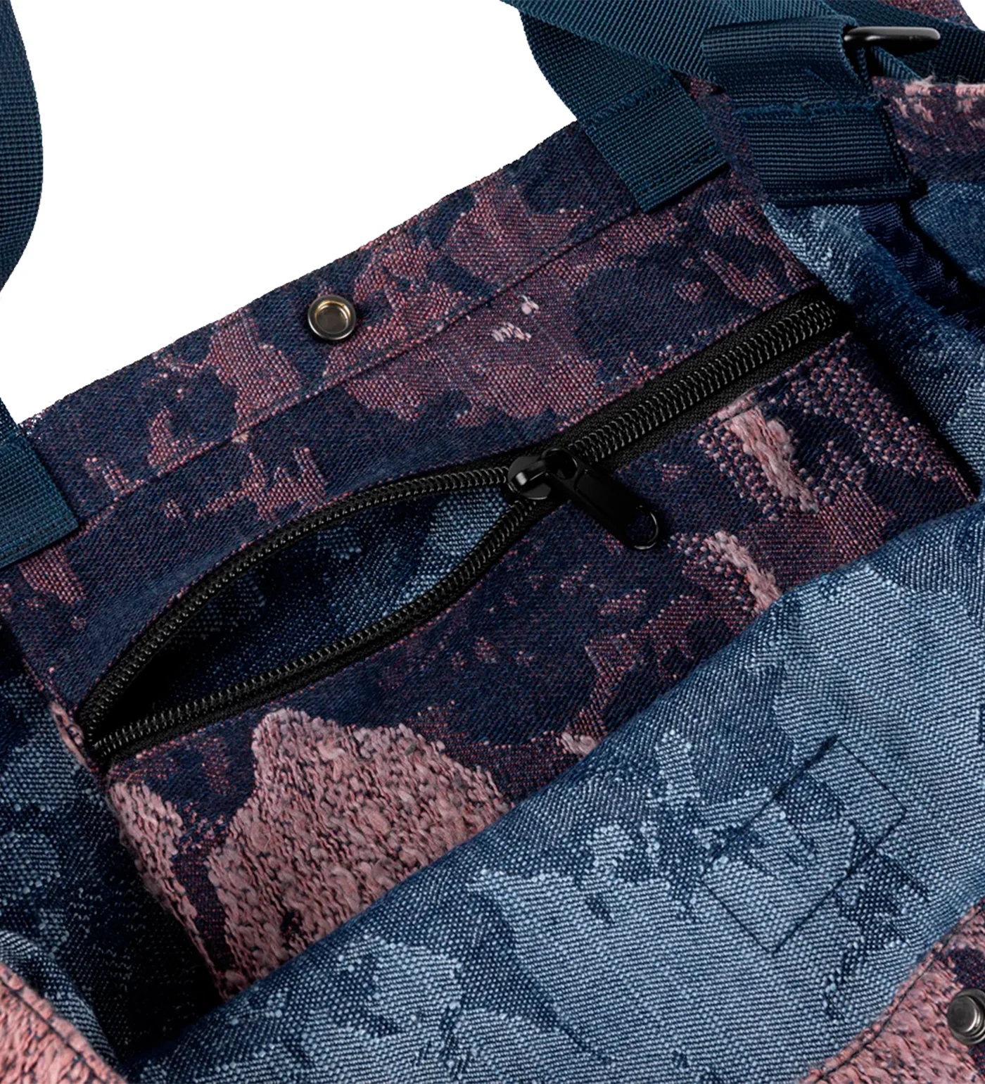 Distressed Mesenger Bag, Pink Camo - Image 3