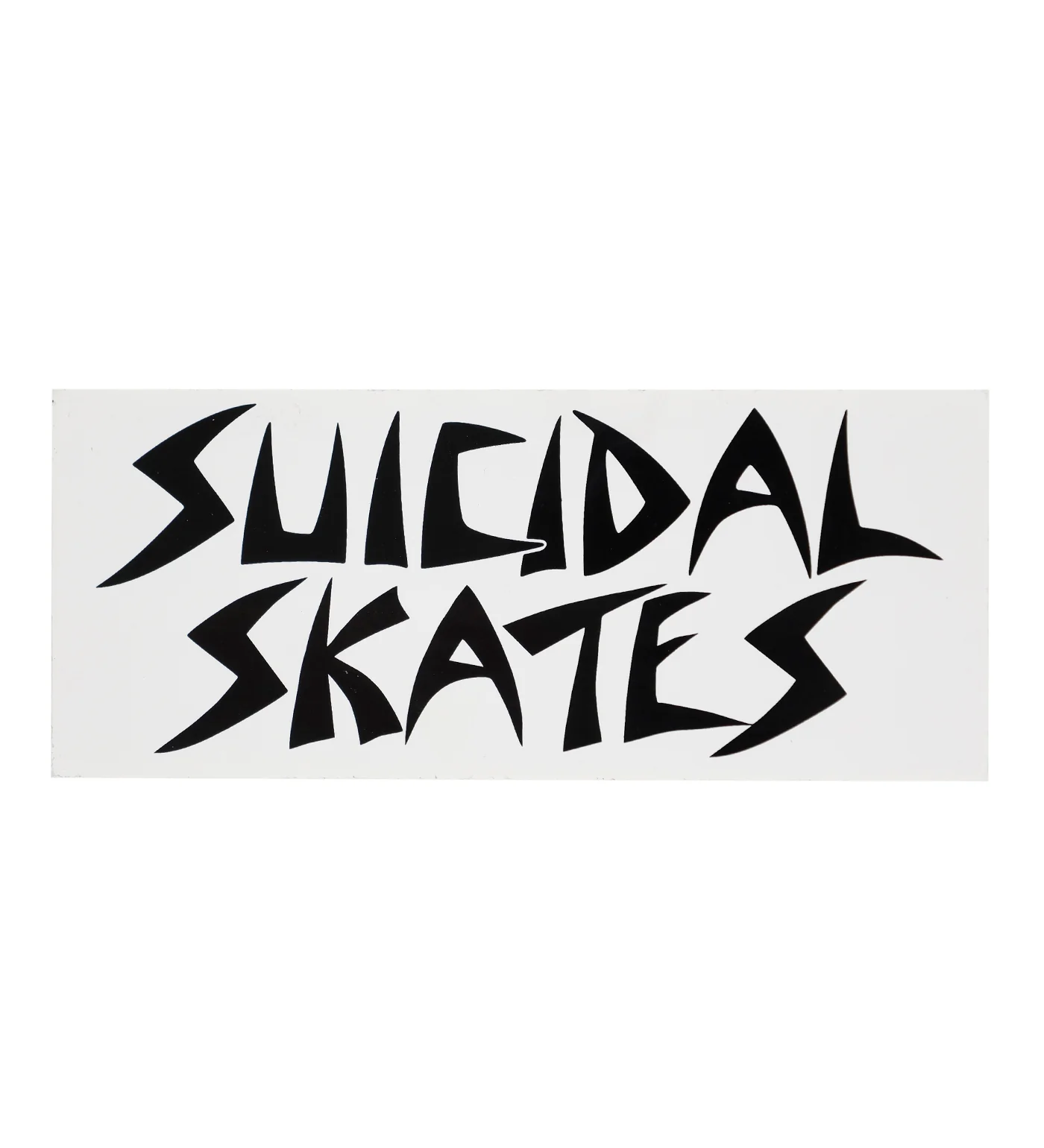 Suicidal Skates Logo, White