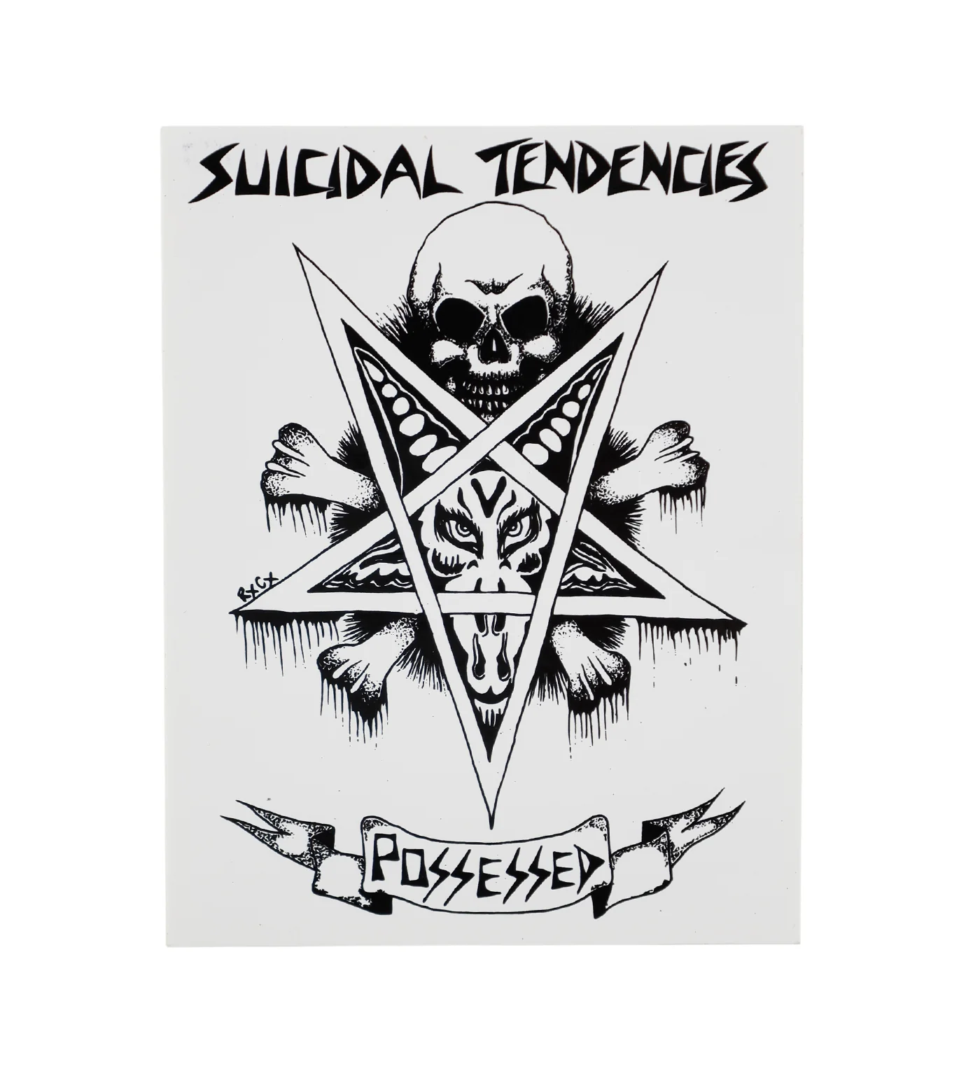 X Suicidal Possessed To Skate, White