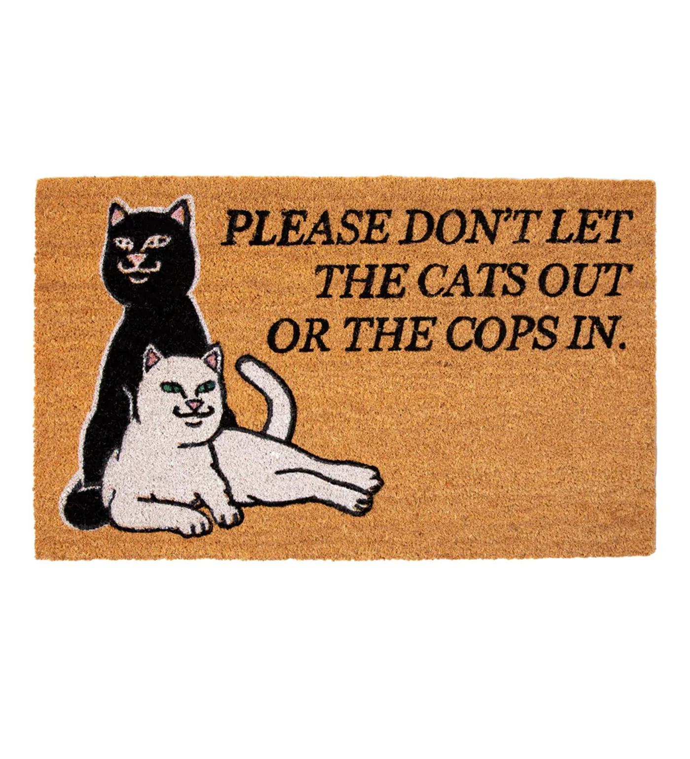 Don't Let The Cops In Door Mat