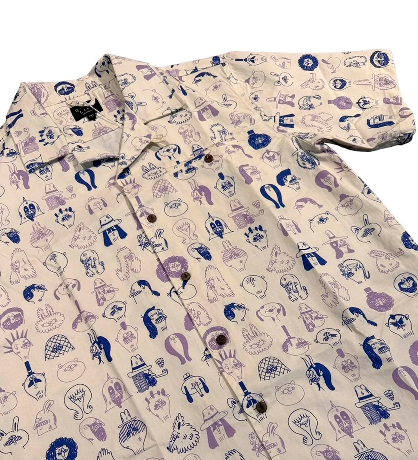 Doodle, White/Navy/Purple - Image 2