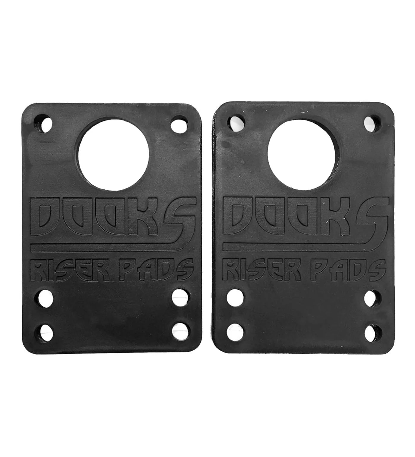 Dooks Risers 1/4" Hard, Black - Image 2