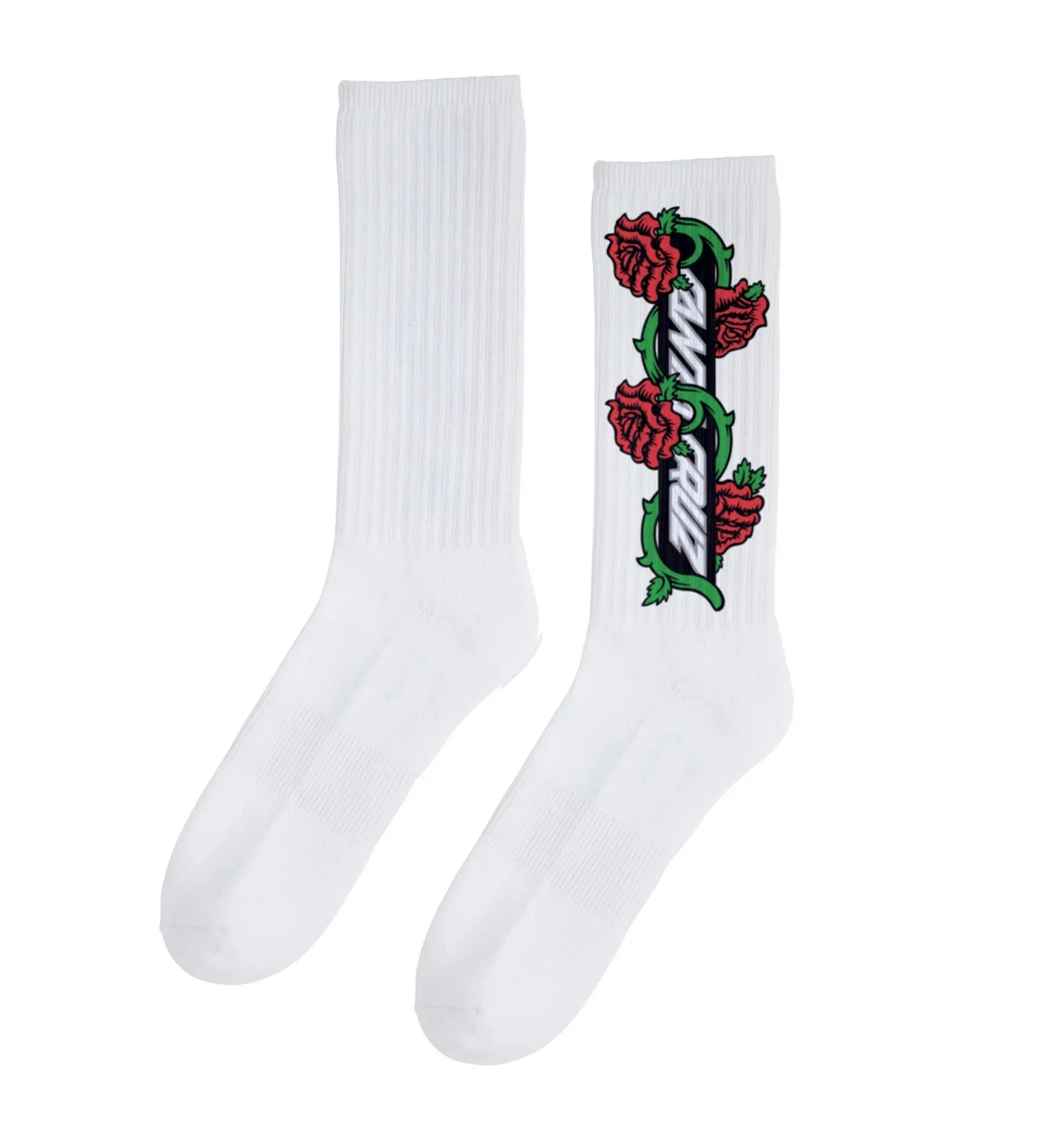 Dressen Roses Vine Crew, White