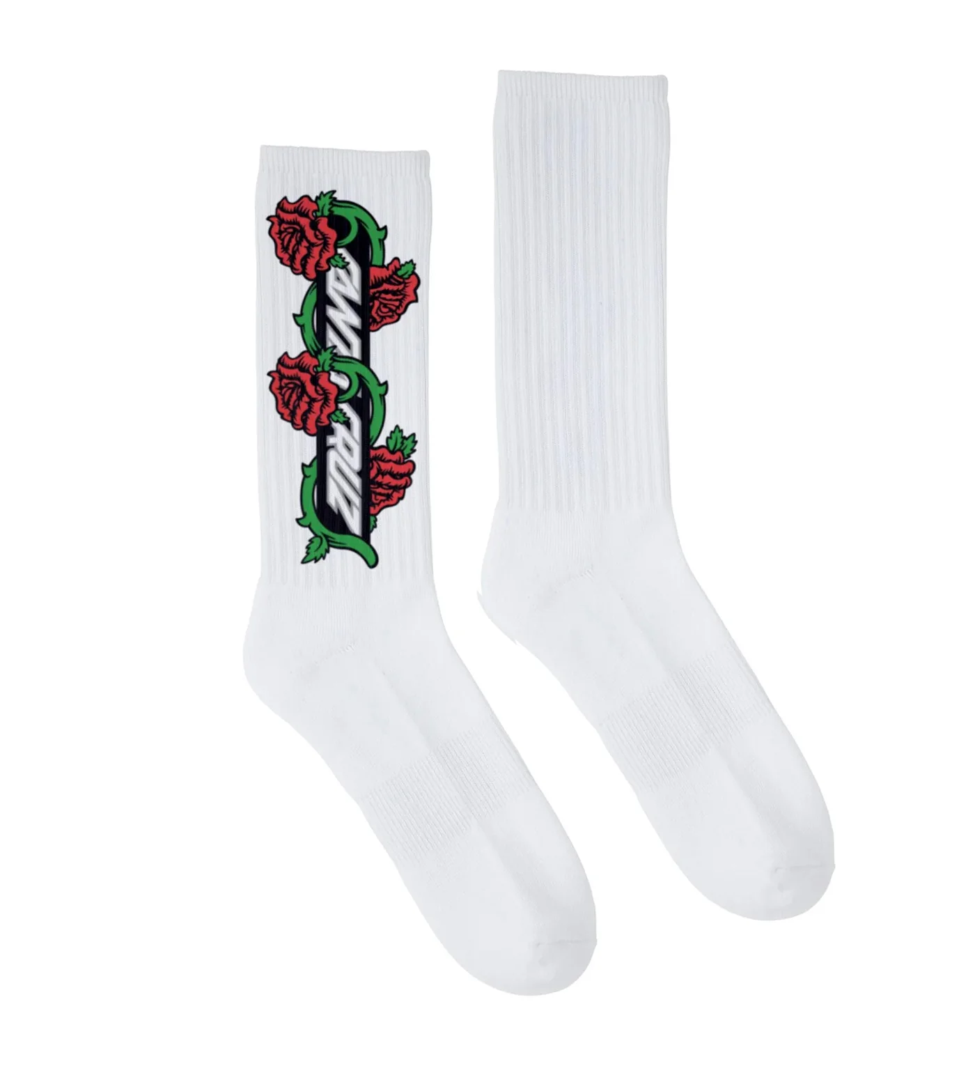 Dressen Roses Vine Crew, White - Image 2