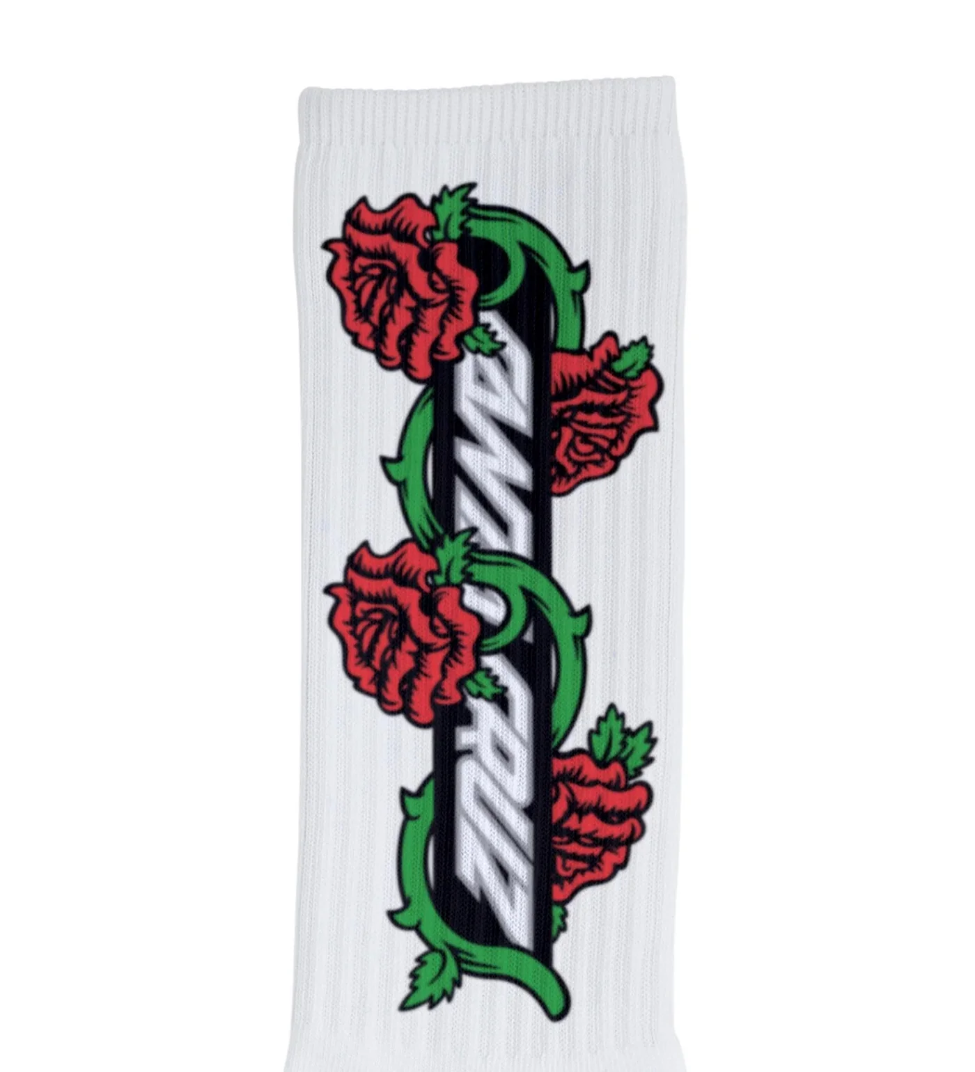 Dressen Roses Vine Crew, White - Image 3