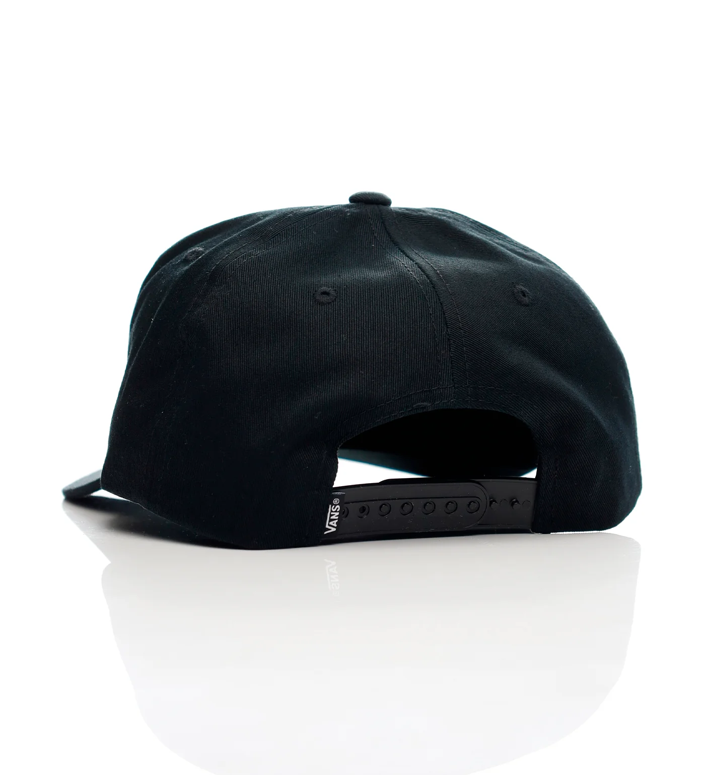 Drop V Snapback, Black/White - Image 2