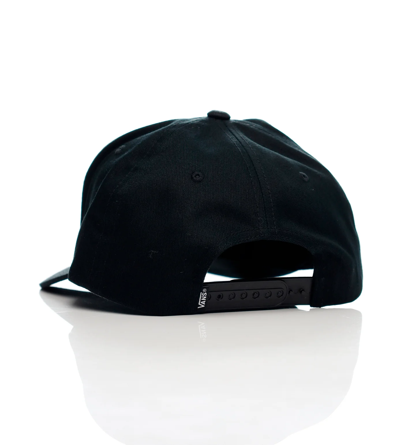 Drop V Oval Snapback, Black - Image 2