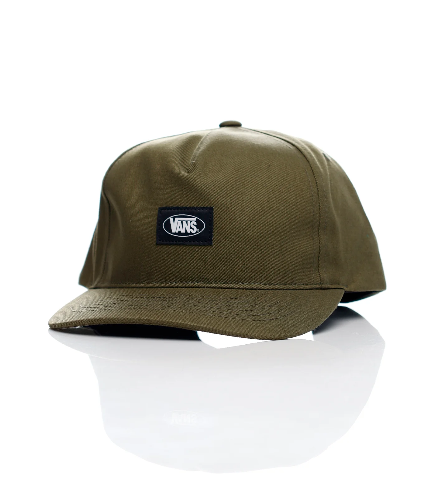 Drop V Oval Snapback, Moss Olive