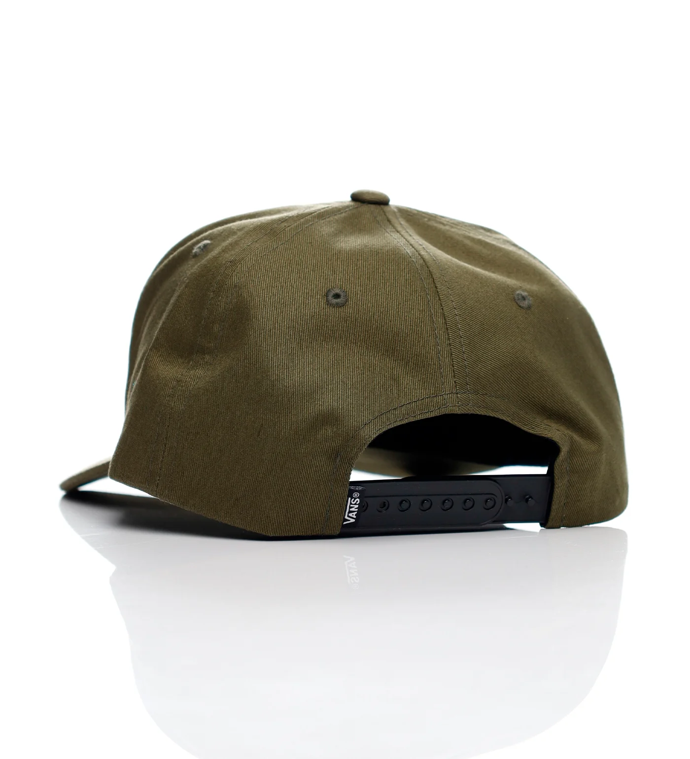 Drop V Oval Snapback, Moss Olive - Image 2
