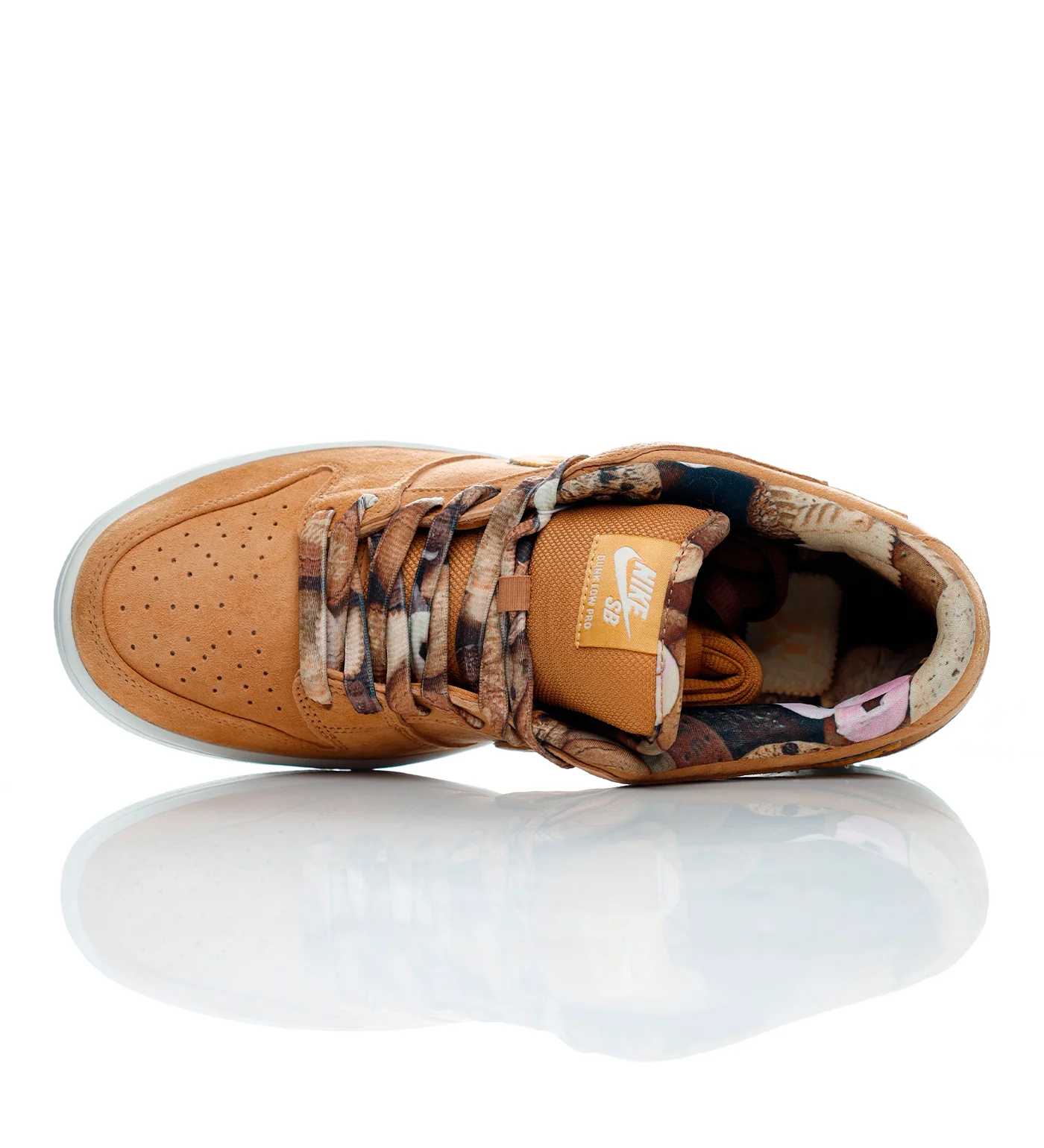 x Note Shop - Dunk Low Pro QS, Flax/Honeycomb/Summit White - Image 4