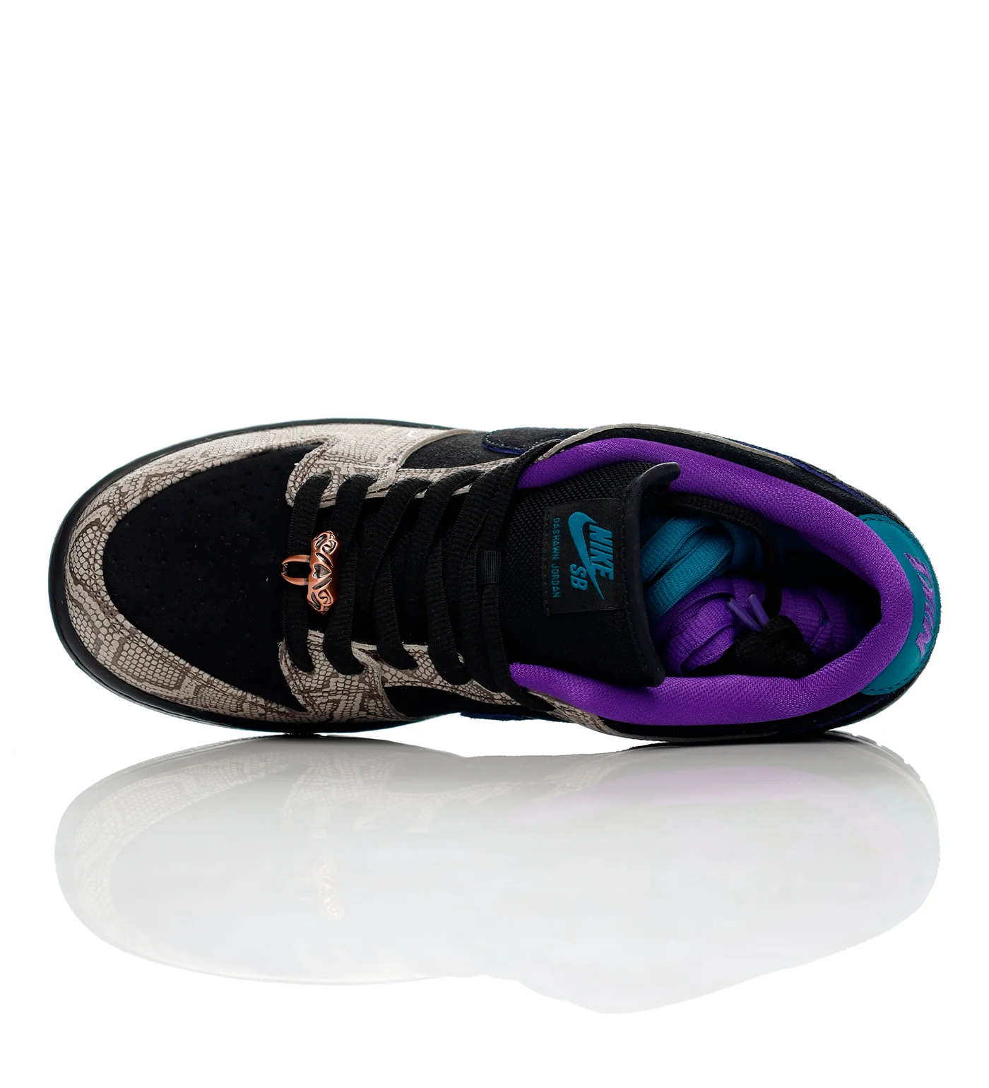 x Dashawn Jordan - Dunk Low Pro, String/Black/Bright Spruce - Image 4