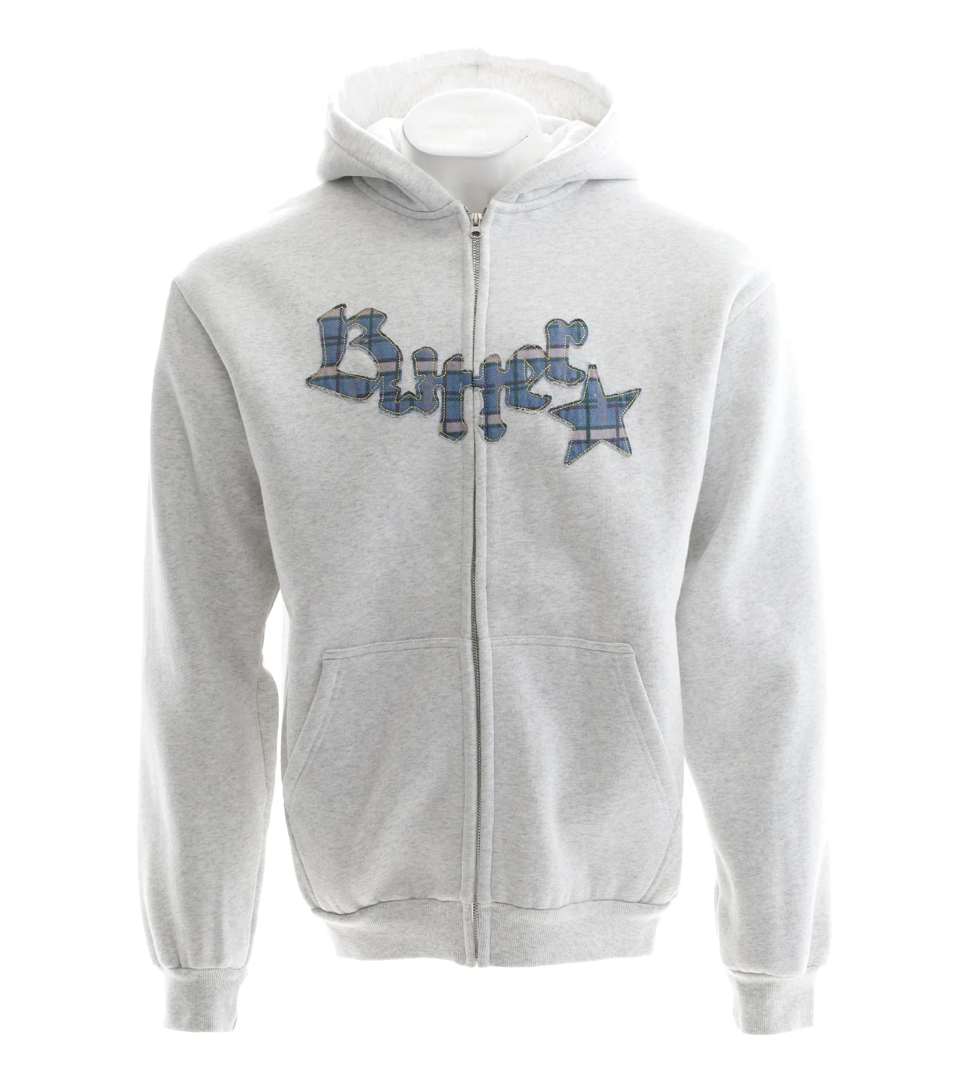 Edge Applique Zip, Ash