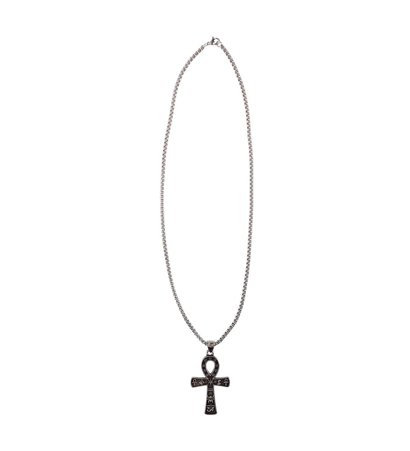 Egyptian Cross W/Symbols, Stainless(2A) - Image 2