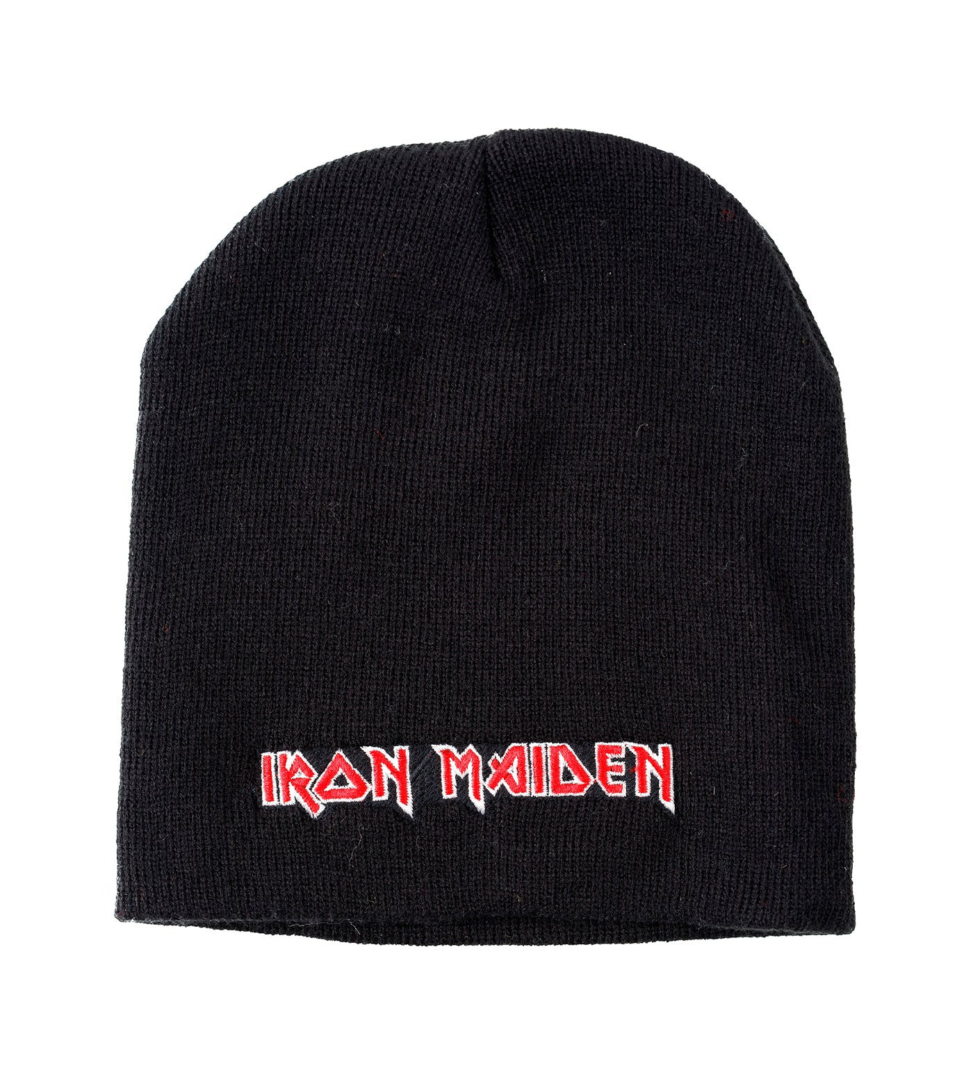 Embroidered Logo Beanie, Black
