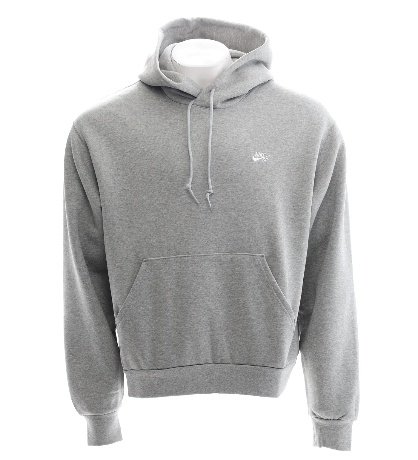 Embroidered SB Icon, Athletic Grey/White
