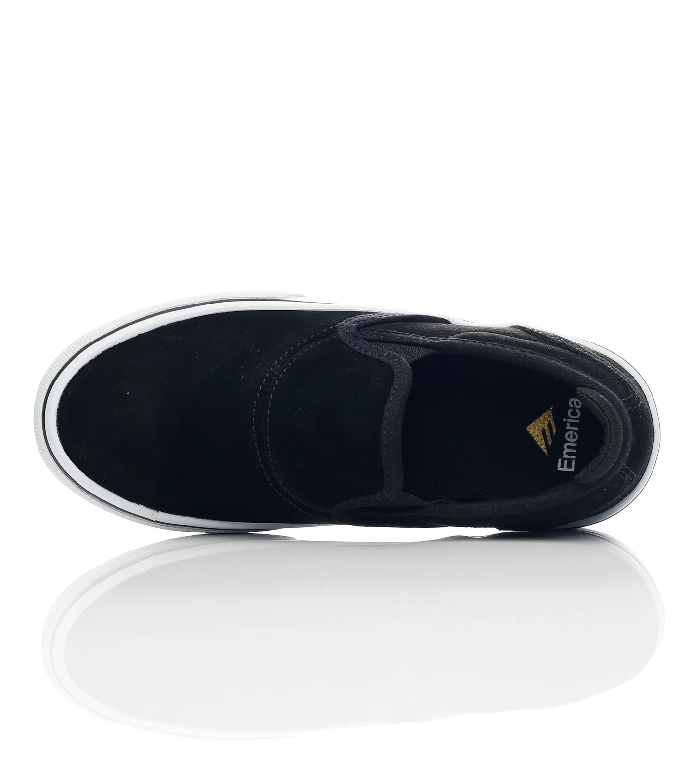 Wino G6 Slip-On Youth, Black/White/Gold - Image 4