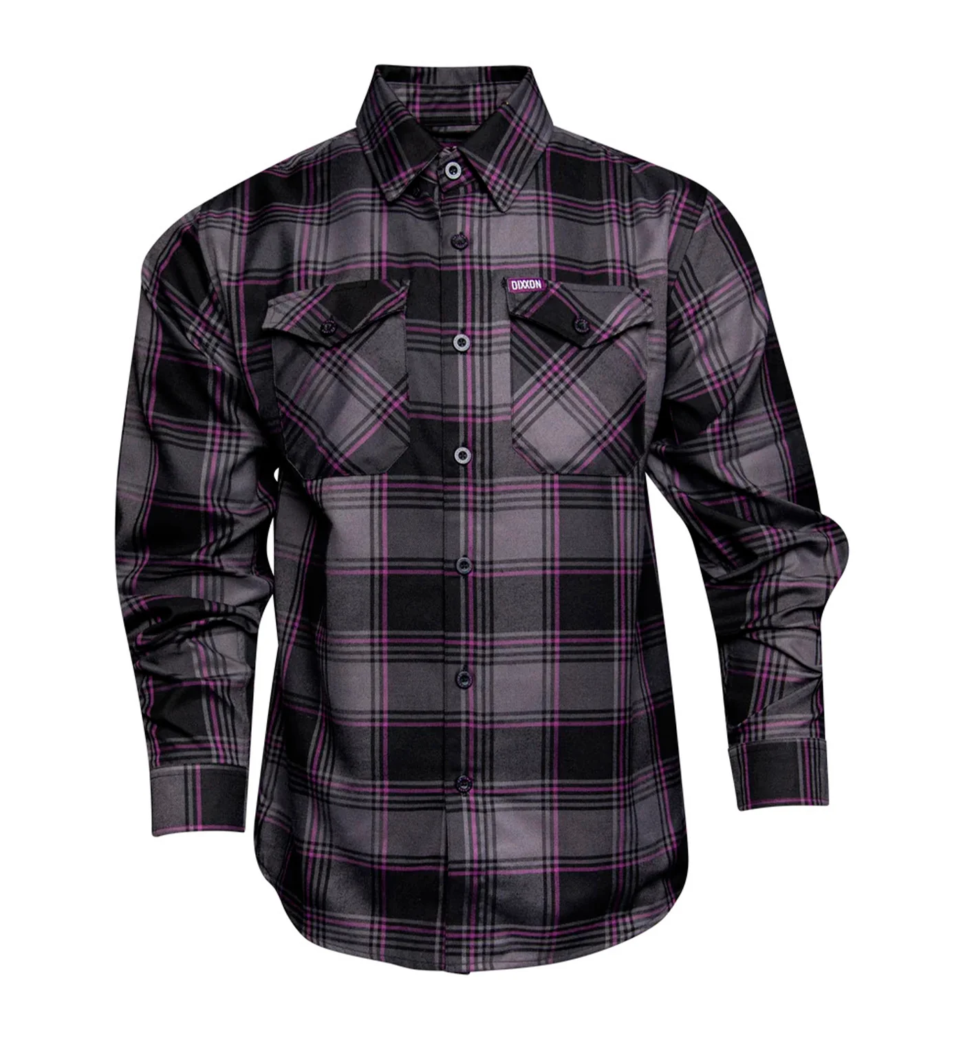 Empire Flannel, Black/Purple