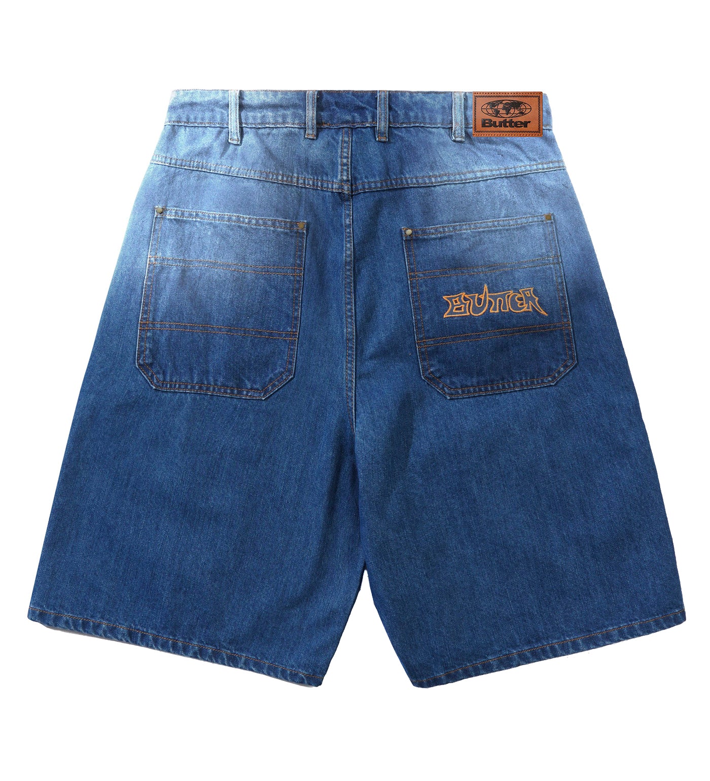 Encounter Denim Shorts, Washed Slub Blue - Image 2