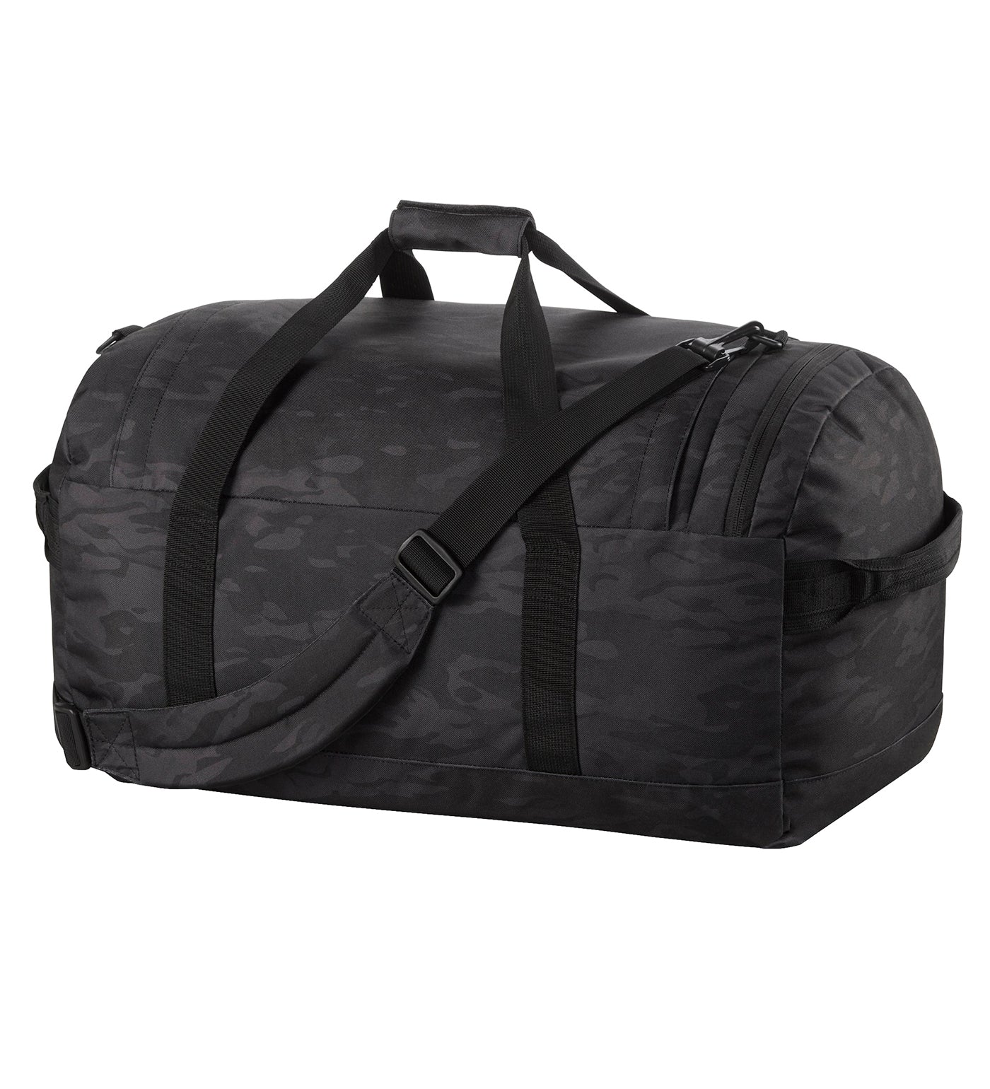 EQ Duffle 50L, Black Vintage Camo - Image 2
