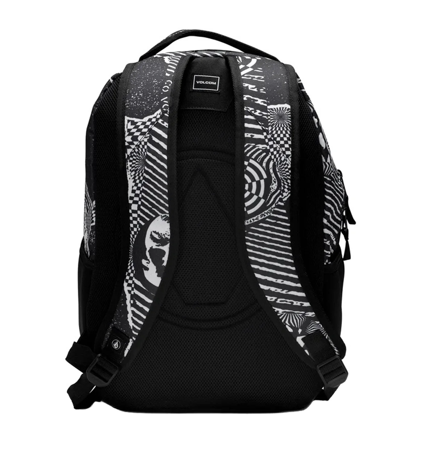 Everstone Skate Backpack, Black/White Logo - Image 2