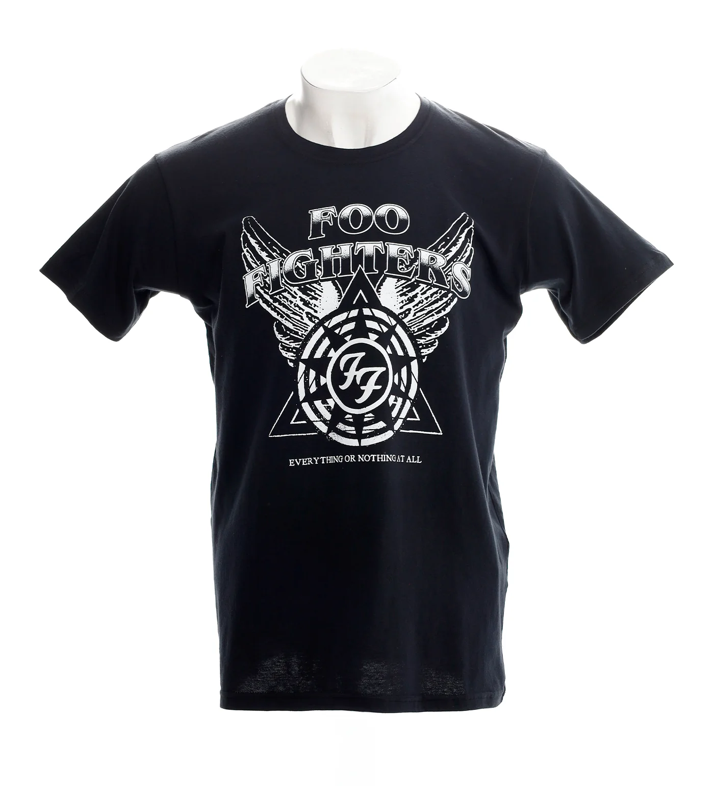 Everything or Nothing At All Logo, Carbon Wash Black