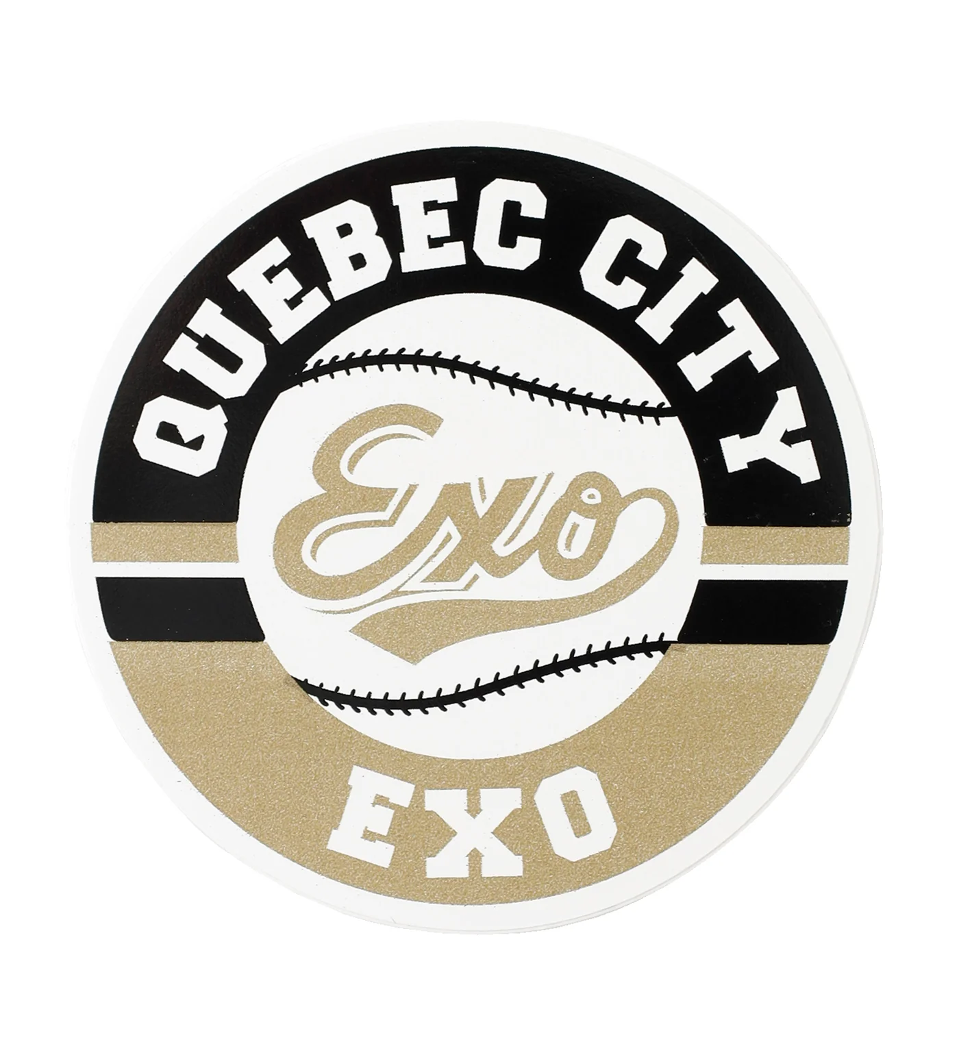 Classic Baseball (B), Black/Gold/White