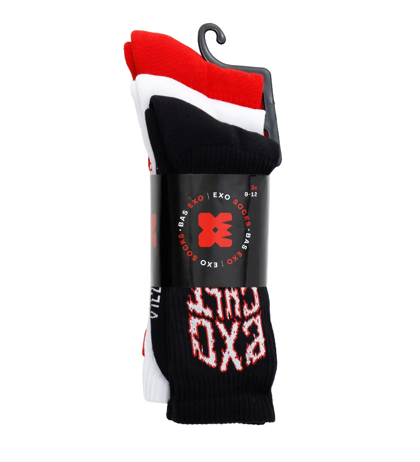 Exo Cult 3-Pack, Black/Red/White - Image 2