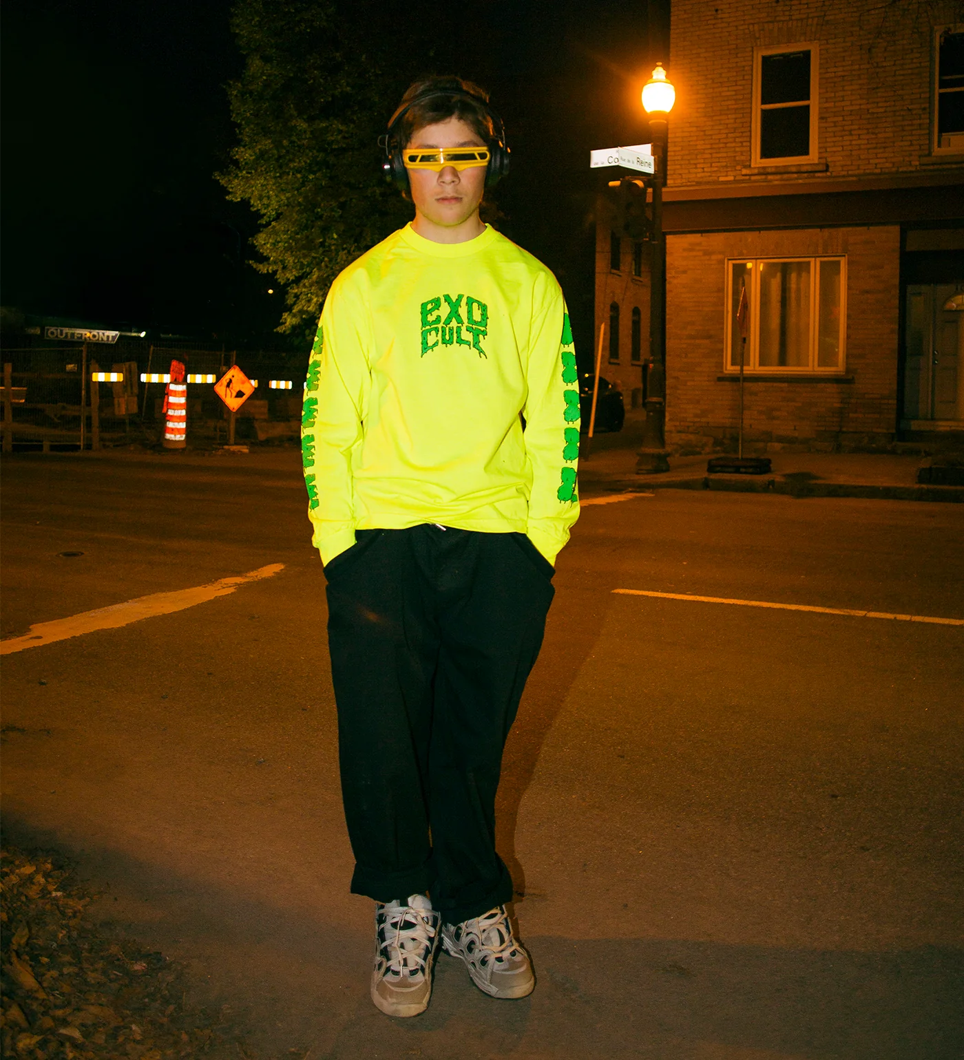 Exo Cult L/S, Safety Green - Image 5