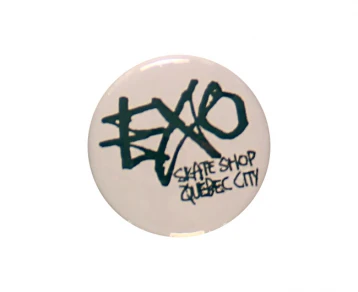 Fos Script Pin, White