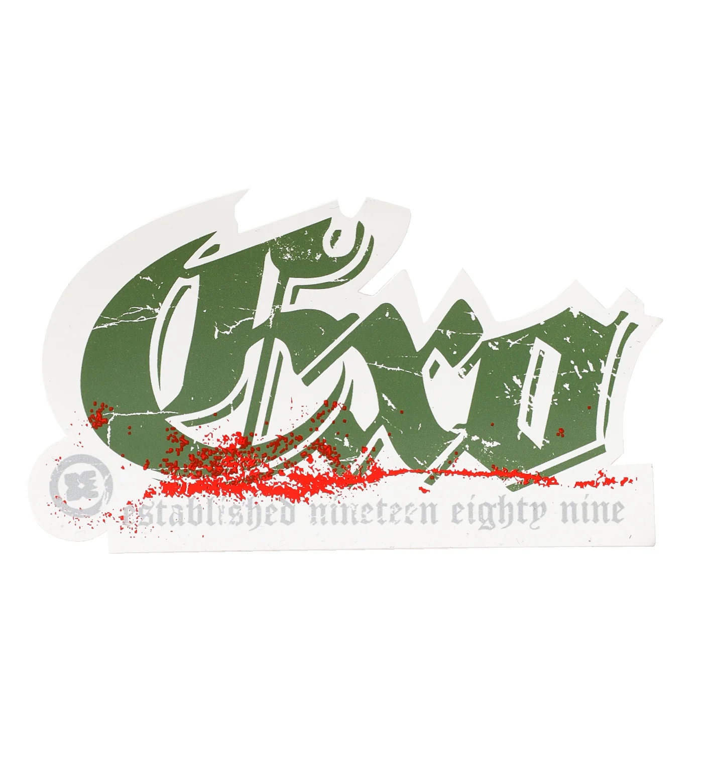 Genuine (D), White/Dark Green