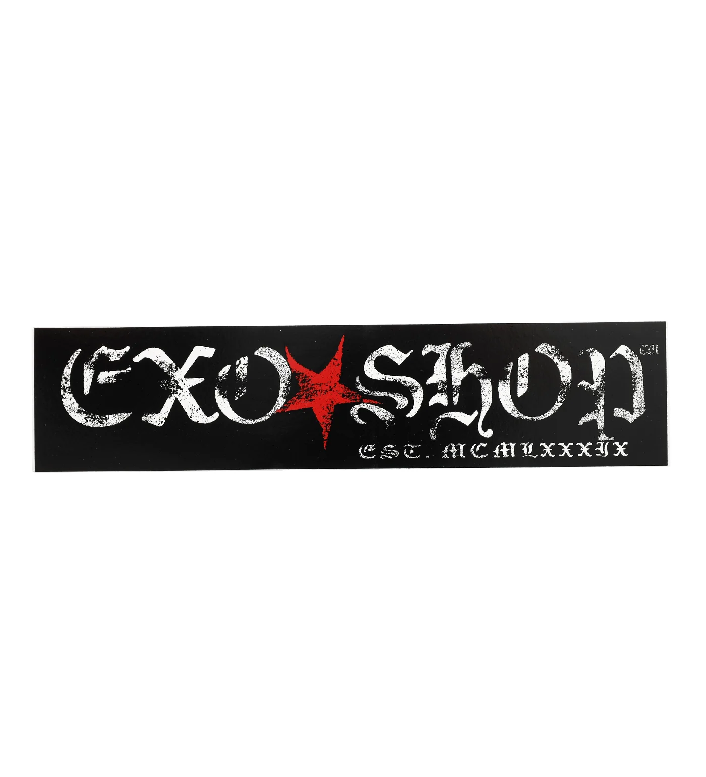 Gothic Star (D), Black/Red