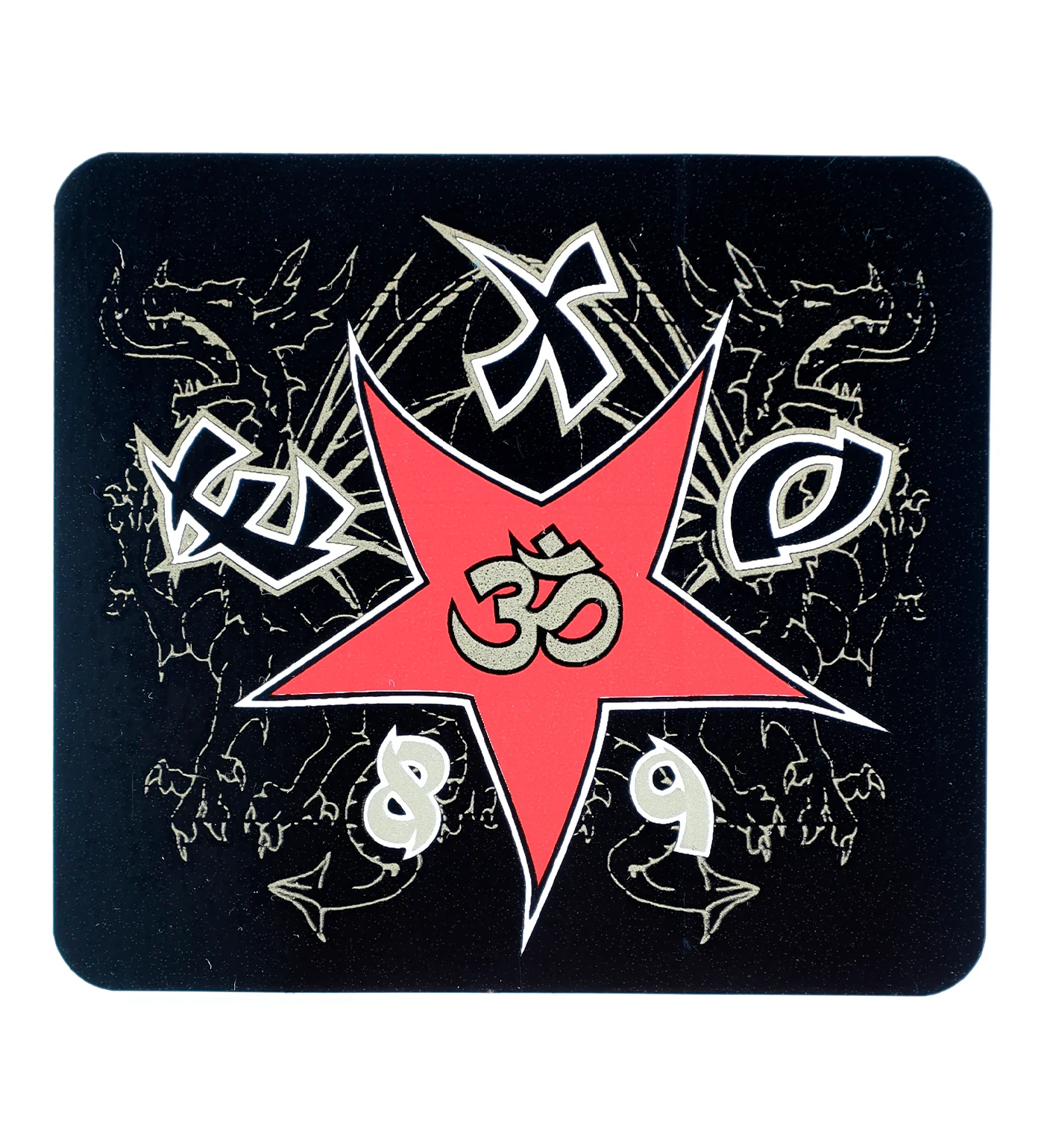 Old Banner(J), Black/Red/White