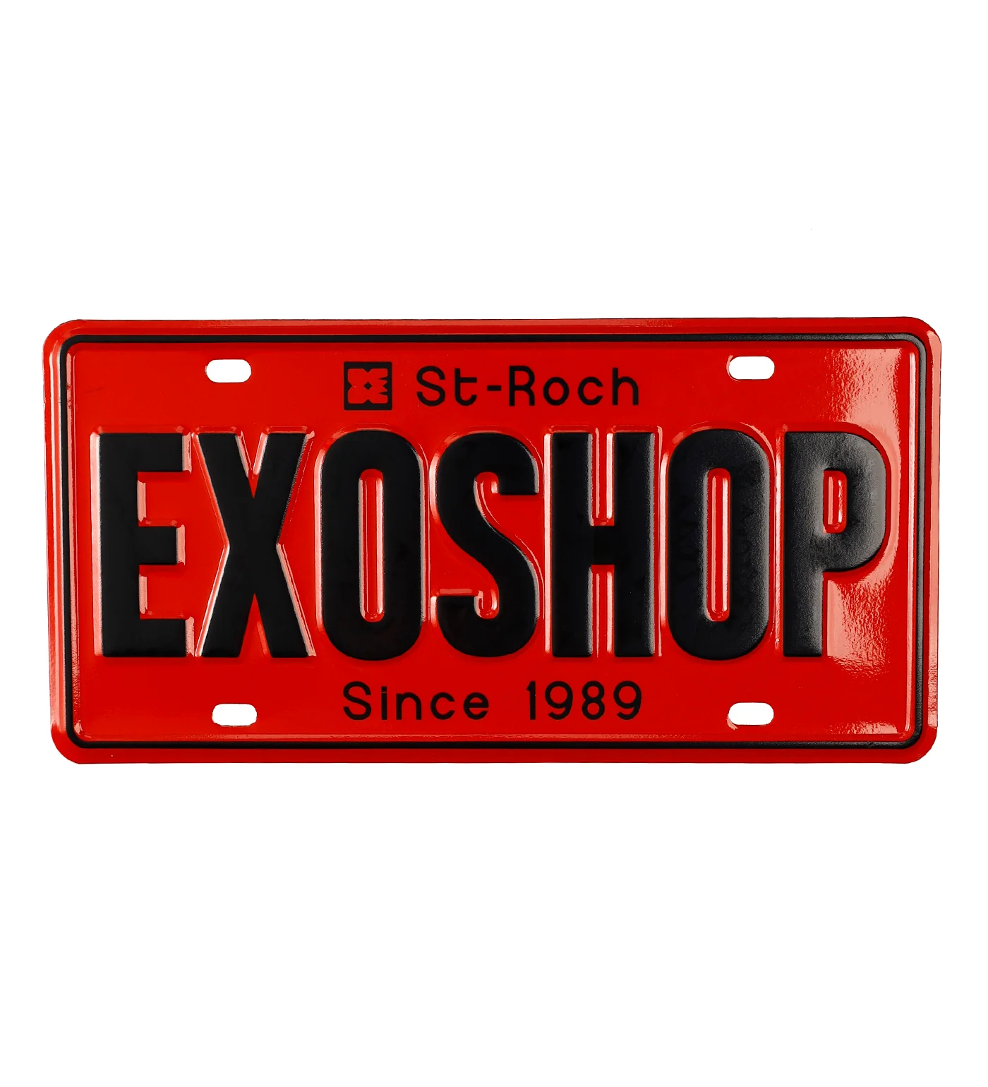 License Plate, Red