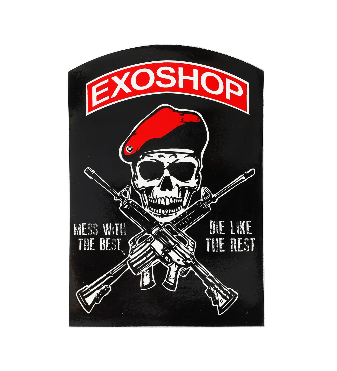 Don't Mess (E), Black/Red/White