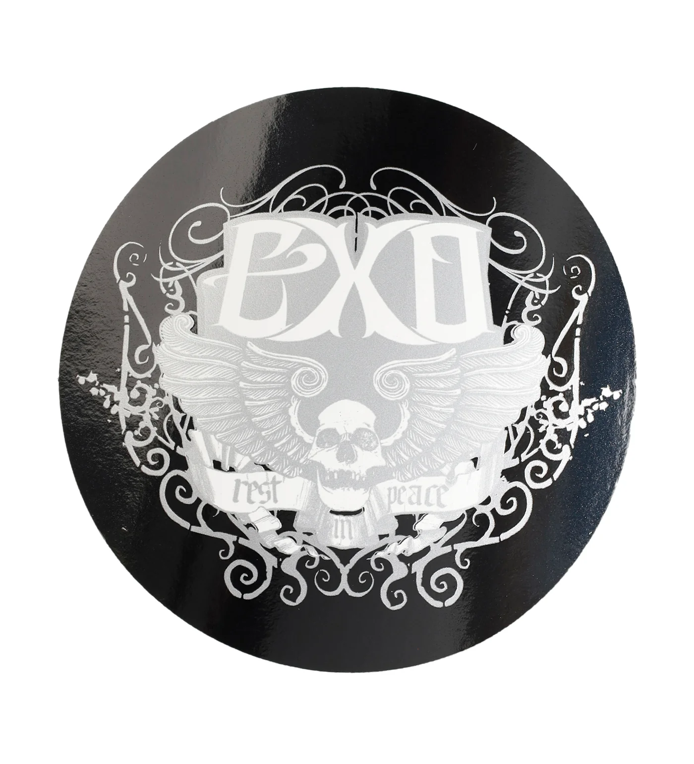 R.I.P. (E), Black/Silver
