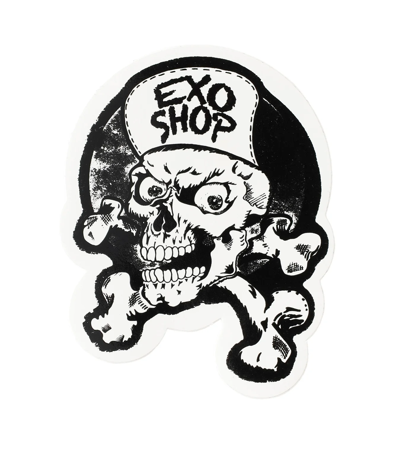 Sk8 Ragz (E), White/Black