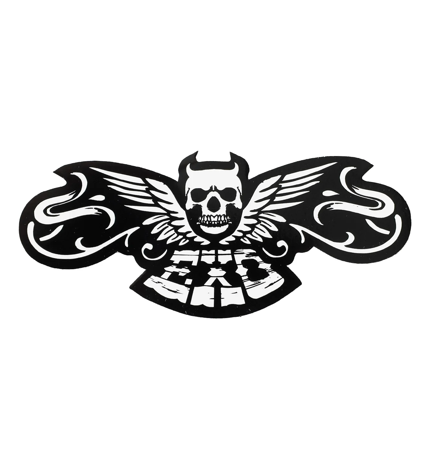 Wings Of Death (Small) (D), Black/White