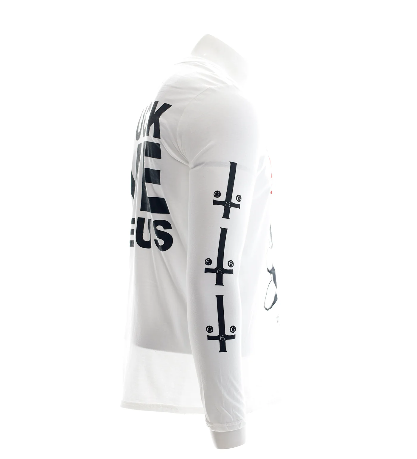 F**k Me Jesus L/S, White - Image 4