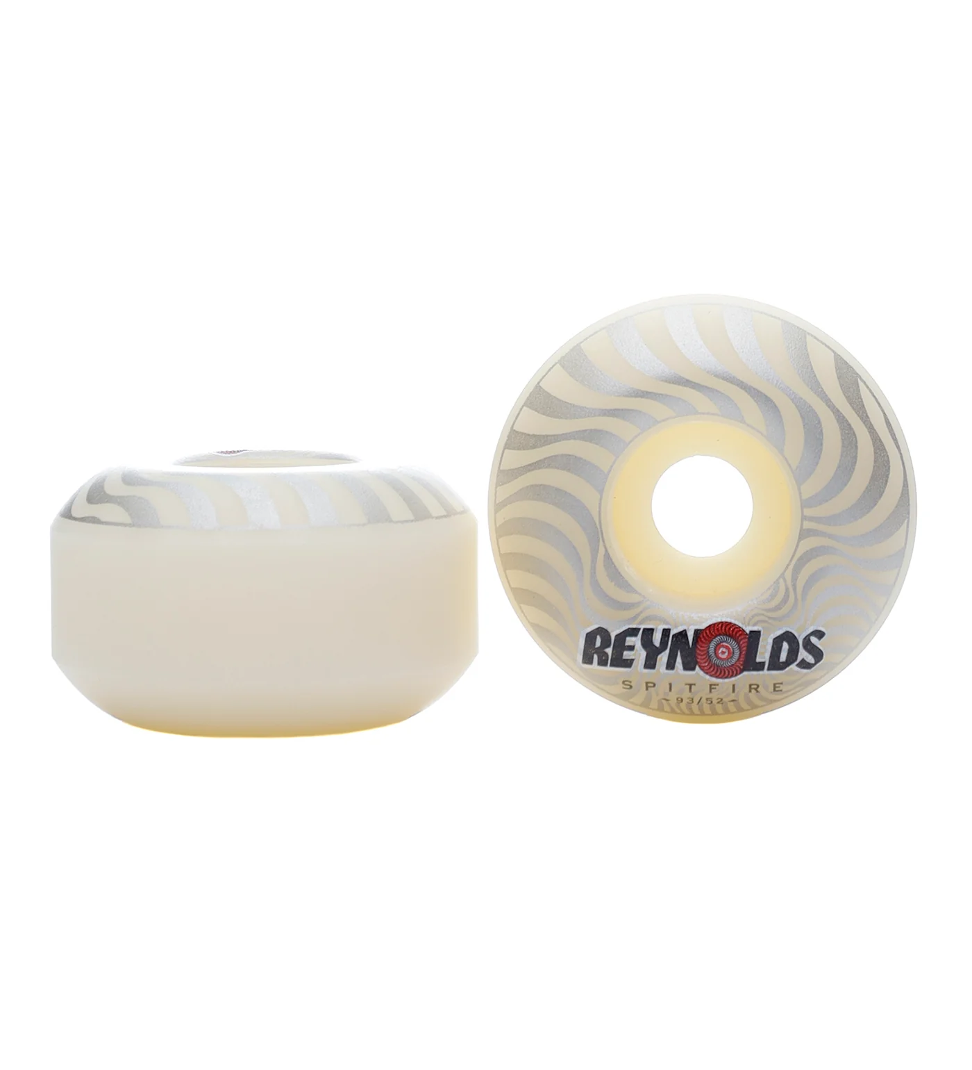 F4 Classic Andrew Reynolds Soft Sliders 93A, White/Silver - Image 2