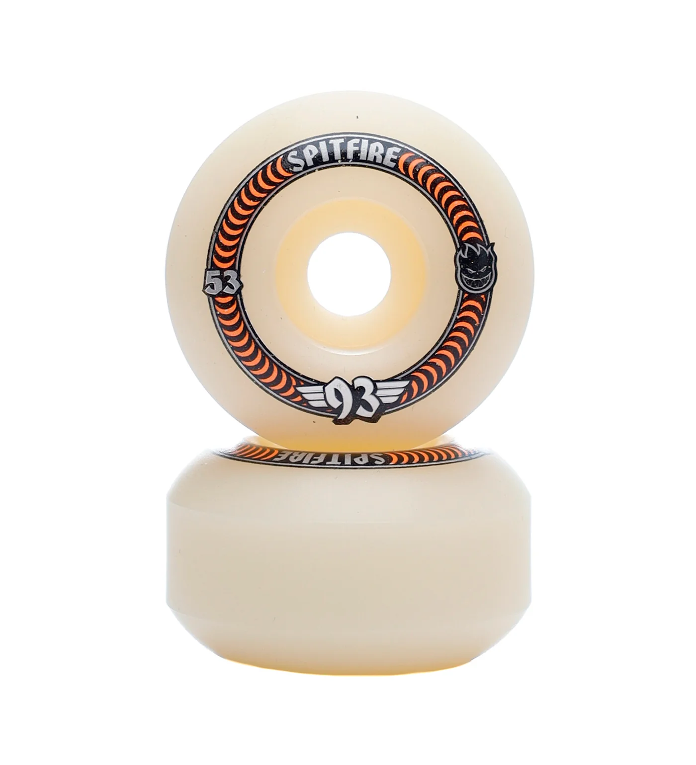 F4 Classic Soft Sliders 93A, White/Orange