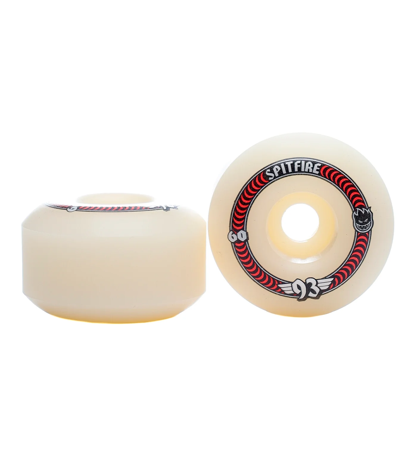 F4 Classic Soft Sliders 93A, White/Red - Image 2